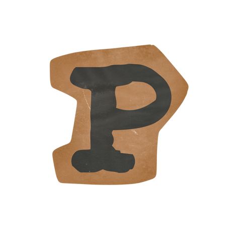 Brown Letter Aesthetic, Huruf P Aesthetic, P Style Letter, P Font Letter, Letter P Design Fonts, P Keyboard Letter, P Letter, The Letter P Design, P Newspaper Letter