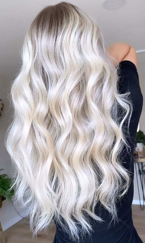 30 Best Balayage Hair to Inspire You Icy Platinum Blonde Hair With Shadow Root, Platinum With Shadow Root, Bright Blonde With Shadow Root, Platinum Blonde Shadow Root, Lived In Platinum Blonde, Platinum Blonde With Shadow Root, Icy Blonde With Shadow Root, Platinum Blonde Hair With Shadow Root, Really Blonde Hair