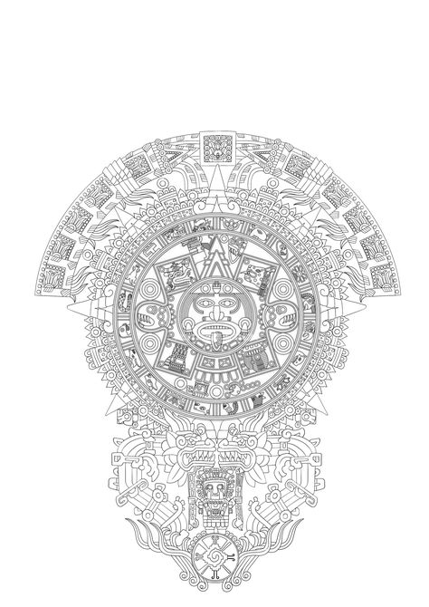 Aztec Warrior Design, Mayan Aztec Tattoo, Azteca Drawing, Aztec Warrior Tattoo Men, Azteca Tattoo Mexican, Mayan Tattoo Designs, Aztec Eagle Tattoo, Ancient Mexican Art, Aztec Warrior Tattoo