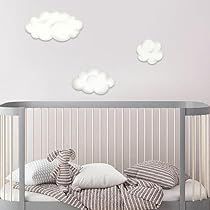 Bedroom Wall Wallpaper, Wall Stickers Nursery, Cloud Wall Decal, Playroom Bedroom, Clouds Nursery, Cloud Wall, Watercolor Clouds, Cloud Stickers, Fluffy Clouds