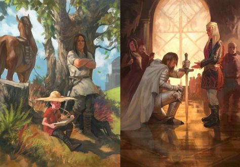 From Ser Duncan the Tall and his squire Egg, to Lord Commander of the Kingsguard Ser Duncan the Tall and KING Aegon V by Hazeem Ameen Hazem Ameen, Duncan The Tall, Dunk And Egg, Books Characters, Game Of Thrones Books, Game Of Thrones Artwork, Game Of Thrones Quotes, Targaryen Art, Asoiaf Art