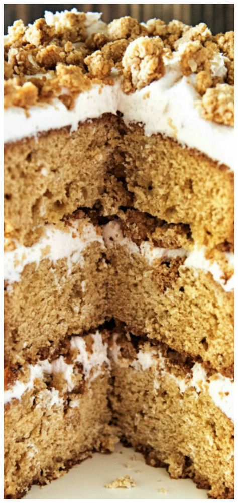 Oatmeal Cream Pie Cake, Cake Pricing Guide, Brown Sugar Cake, Oatmeal Cream Pie, Marshmallow Filling, Brown Sugar Cakes, Oatmeal Creme Pie, Oatmeal Cream Pies, Layer Cake Recipes