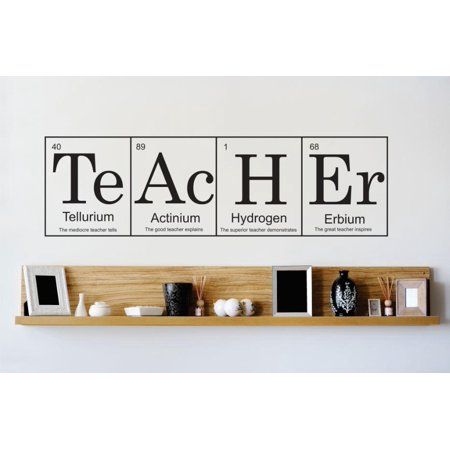 Custom Wall Decal Vinyl Sticker : Teacher School Classroom Image Quote Bedroom Bathroom Living Room Mural : 12 X30" - Teacher Room Decorations, Teachers Lounge Decor, House Room Design, Break Room Decor, Teachers Lounge Makeover, Living Room Mural, Classroom Bathroom, School Office Decor, Staff Lounge