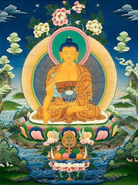 Bamiyan Buddha, Gouthama Buddha Images, Amitabha Buddha Paintings, Buddhist Art Drawing, Sakyamuni Buddha, Amitabha Buddha, Vajrapani Buddha, Temple Art, Buddhist Art