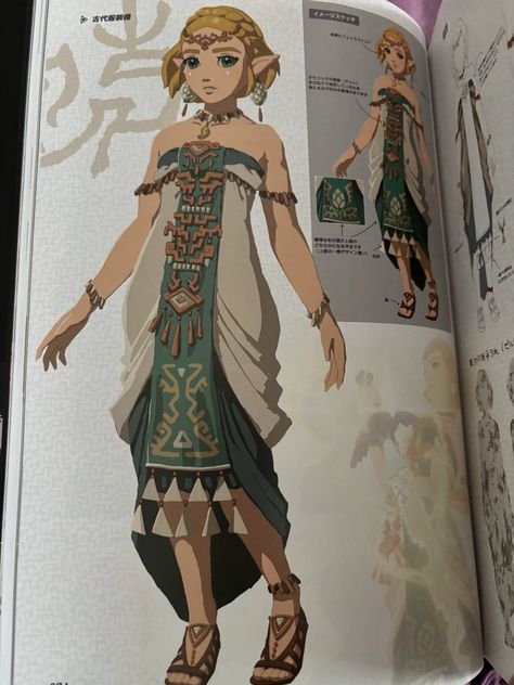 Dragon Zelda, Zelda Concept Art, Link From Zelda, Zelda Costume, Zelda Dress, Zelda Totk, Legend Of Zelda Botw, Zelda Cosplay, Zelda Tears Of The Kingdom