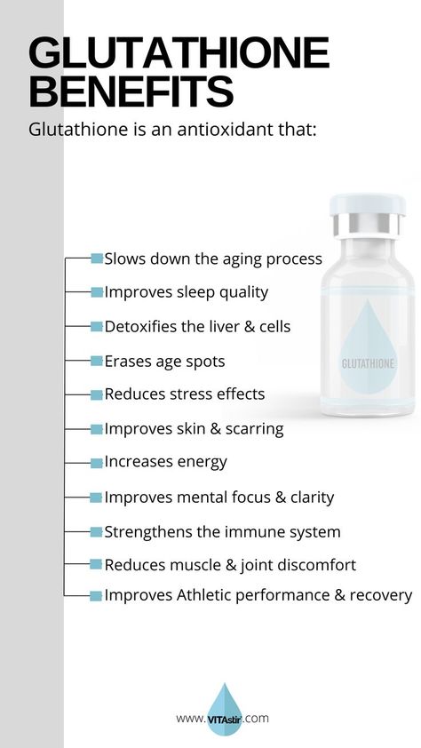 Glutathione benefits in many ways like removing toxins, detox, improve energy levels, boost metabolism and aid as an antioxidant. To know more visit VITAstir, call us or email us at info@vitastir.com. Check our website for more info X39 Patch, Glutathione Injection, Glutathione Benefits, Glutathione Supplement, Iv Vitamin Therapy, Iv Infusion, Iv Drip, Medical Consultation, Iv Therapy