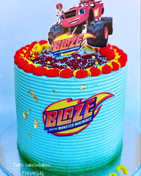 Blaze Cake, Blaze And Monster Machine Cakes Birthday, Blaze Cake Ideas, Blaze Monster Truck Cake Topper, Blaze Birthday Cake Monster Trucks, Blaze And The Monster Machines Cake, Blaze Birthday Cake, Monster Jam Birthday Cake Diy, Blaze Cakes