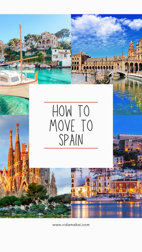 how to move to Spain Moving To Spain From Us, Move To Spain, Basic Spanish Phrases, Spain Living, Manifest 2023, Move To Europe, Moving To Spain, Life In Spain, Living In Spain