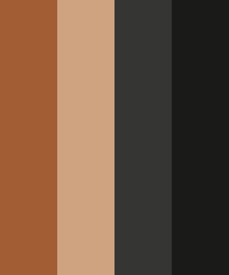 Brown and Black Color Palette Black Brown Palette, Brown And Black Room, Black And Brown Office, Brown And Black Color Palette, Brown And Black Bedroom Ideas, Brown And Black Bedroom, Brown And Black Aesthetic, Black Color Scheme, 6 Feet Under