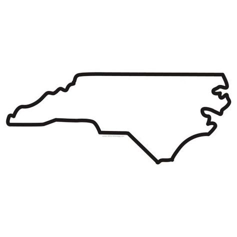 Clipart north carolina outline North Carolina State Outline, Grad Presents, North Carolina Outline, North Carolina Tattoo, Embroidery Quotes, North Caroline, Nc Map, North Carolina Art, North Carolina Map