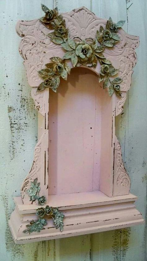 .... Crafting Room, Recycled Home Decor, Chabby Chic, Tout Rose, Estilo Shabby Chic, Old Pink, Shabby Chic Pink, Shabby Chic Bedrooms, Furniture Designs