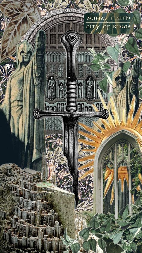 #lordoftherings #jrrtolkien #bookaesthetic #aesthetic #gondor #minastirith Gondor Aesthetic, Minas Tirith, Jrr Tolkien, Lord Of The Rings, Book Aesthetic