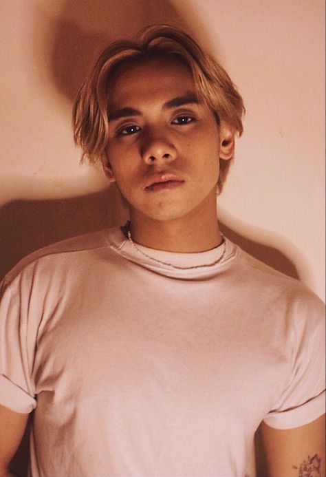 @joshdxniel for blonde hair. blonde hair on asian men Filipino Blonde Hair, Blonde Hair On Asian, Hair Asian Men, Blonde Hair Asian, Blonde Asian Hair, Sandy Hair, Hair Asian, Ash Beige, Male Portraits