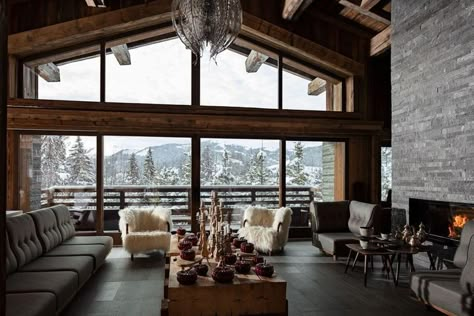 Ski Room, Copper Tub, Swiss Chalet, Mirrored Wall, Cabin Living, Winter Cabin, Ski Chalet, Ski Lodge, Mountain Lodge