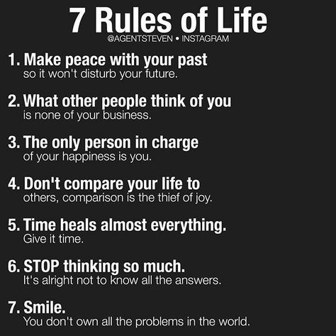 #motivation Rules Of Life, 7 Rules Of Life, Dont Compare, Life Rules, Make Peace, Quotes About Strength, Good Advice, Sacramento, Great Quotes