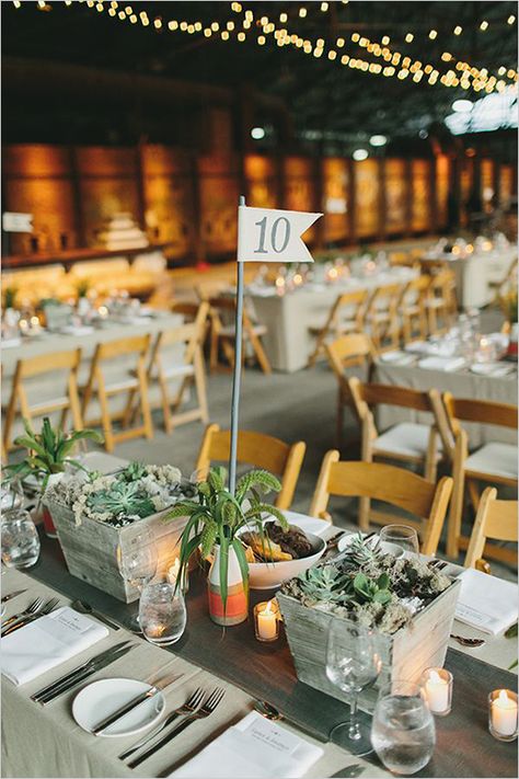 Tall Table Numbers, Evergreen Brickworks, Diy Table Numbers, Beautiful Tablescapes, Table Setting Inspiration, Wedding Diamond, Tall Table, Rustic Weddings, Toronto Wedding