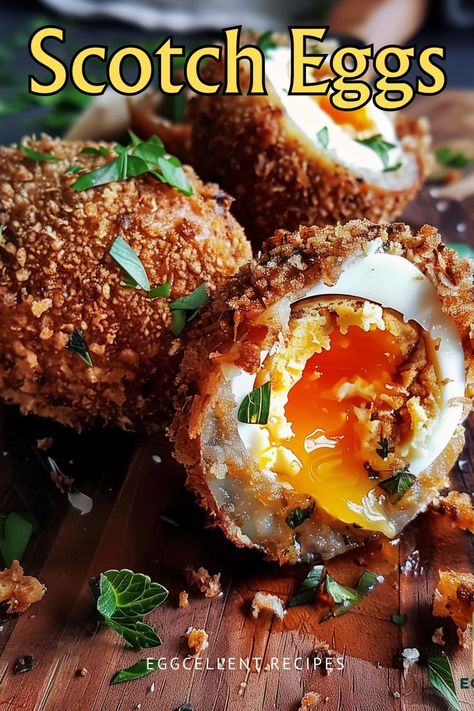 If you are craving a delightful and hearty snack, Scotch Eggs are the answer. #Scotch Eggs recipe #Scotch Eggs air fryer #Scotch Eggs baked #Scotch Eggs recipe air fryer #scotch eggs dipping sauce #scotch eggs recipe baked #oven baked scotch eggs recipe #scotch eggs sauce #scotch eggs recipe easy #scotch eggs keto #scotch eggs keto baked #easy keto scotch eggs #scotch eggs recipe keto #air fryer keto scotch eggs Scotch Eggs Recipe Baked, Scotch Eggs Baked, Keto Scotch Eggs, Baked Scotch Eggs, Eggs Air Fryer, Egg Sauce Recipe, Air Fryer Keto, Cabin Food, Scotch Eggs Recipe