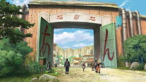 Naruto UNS 2 Konoha Door by LadyRoseUchiha on DeviantArt Welcome Discord, Naruto Leaf, Konoha Naruto, Konoha Village, Hidden Leaf Village, Naruto Birthday, Leaf Village, Japanese Village, Guitar Wall Art