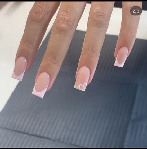 French Nails Light Pink, French Nails Rosa, Basic French Tip Nails, Basic French Nails, Nail Inspo French, Pastel Nail Art, Nagel Design, Pastel Nail, Basic Nails