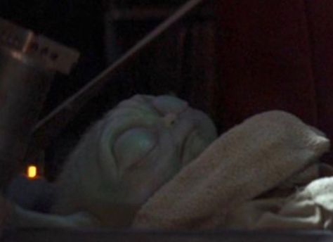 Baby yoda sleep #babyyoda Grogu Sleeping, Sleep