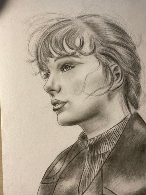 Taylor Swift Portrait Drawing, Celeb Sketches, Taylor Swift Portrait, 5sos Drawing, Taylor Swfit, Taylor Swift Drawing, Celebrity Portraits Drawing, Champagne Problems, 2022 Art