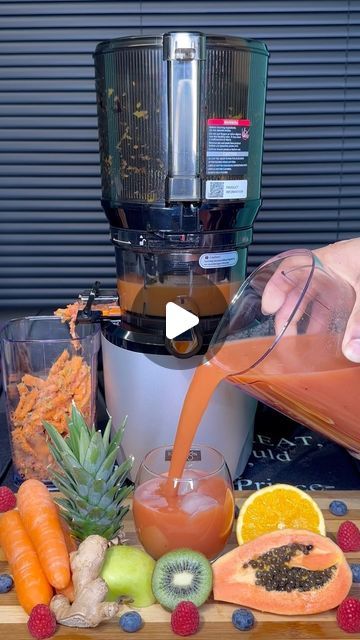 Matthew Burroughs on Instagram: "✨Here’s A Juice Recipe For Your Sinus Infection

📌Save $70 Dollars on this amazing Kuvings Auto 10 slow juicer when you use my discount code MATTKITCHEN just
CLICK THE LINK IN MY BIO

@kuvingsusa 

📌Ingredients:

🥝2 Kiwi
🍏2 Apple 
🍊2 Orange 
🥕3 Carrots 
🧡1 Papaya
🫚1 Ginger 
🍍Pineapple 
🫐Blueberries 
❤️Raspberries 

📌Some More Benefits Of This Juice Recipe Are

🥝Kiwi can enhance your body’s defense mechanisms, making you less susceptible to infections, illnesses, cold and flu.

🍏Apples are packed with vitamin C, which is essential in the production of progesterone, the hormone responsible for reducing depression and anxiety.

🫚Ginger is full of nutrients that can help ease bloating by increasing motility and accelerating stomach emptying, makin Slow Juicer, Juicy Juice, Defense Mechanisms, Juicer Recipes, Juice Recipe, Sinus Infection, You Used Me, Juicing Recipes, Juicer