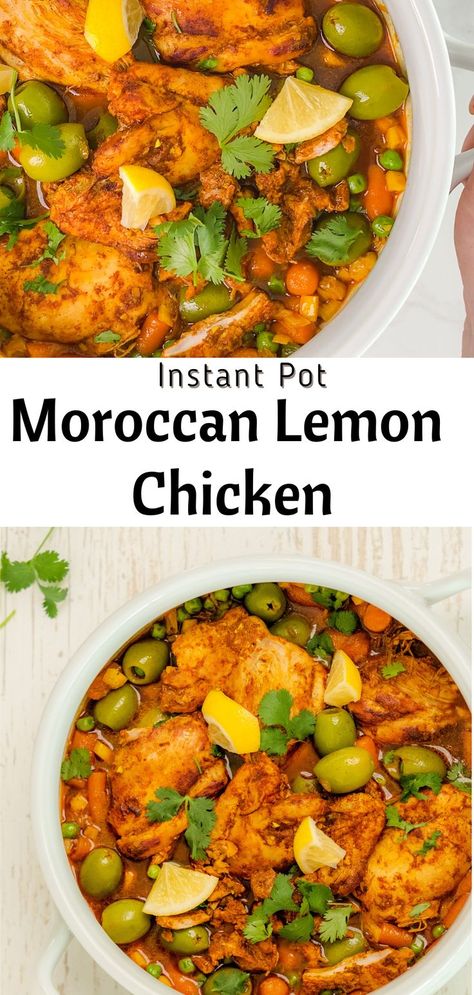 Chicken Instant Pot Recipe, Best Chicken Curry Recipe, Moroccan Chicken Recipe, Tagine Cooking, Chicken Instant Pot, Mediterranean Recipes Healthy, Chicken Tagine, Moroccan Cooking, Tagine Recipes