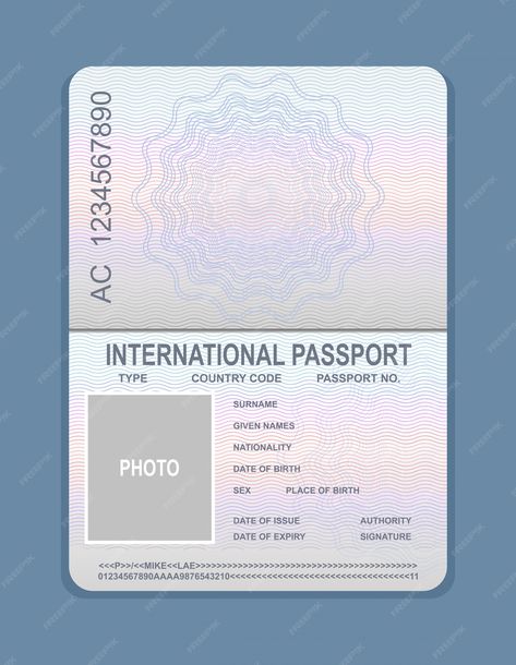 Open Passport, International Passport, Passport Template, Stamp Frame, Whatsapp Text, Travel Stamp, Passport Online, Id Card Template, Passport Stamps