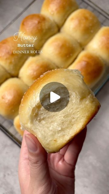 Emma Galloway on Instagram: "Thanksgiving Must Have!! These Honey Butter Dinner Rolls are soft, fluffy, and perfectly balanced between sweet and salty 🥖 Here’s the recipe 👇 https://cookingformysoul.com/super-soft-honey-dinner-rolls/#recipe #homebaker #dinnerrolls #honeybutter #buns #homemadebread #thanksgivingrecipes #sweetandsalty #honeybutterdinnerrolls #baking #bakewithme" Butter Dinner Rolls, Honey Dinner, Honey Butter, November 11, Rolls Recipe, Dinner Rolls, Sweet And Salty, Homemade Bread, Thanksgiving Recipes