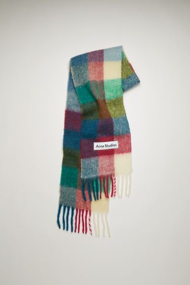 Acne Studios – Women’s Scarves Acne Studios Scarf, Plaid Shawl, Mohair Scarf, Color Block Scarf, Checked Scarf, Tassel Scarf, Scarf Men, Womens Fall, Woman Colour