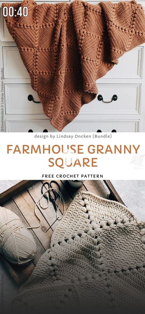 + Granny crochet blankets come in all shapes and sizes...d today our focus is on those made with squares. Big or small - no matter! crochet bag, crochet flowers,... Starter Crochet Blanket, British Crochet Patterns, Yarn Bee Cozy Occasion Blanket Pattern Free, Modern Farmhouse Crochet Blanket, Crochet Blanket Patterns Center Out, Knit Home Decor Patterns, Lion Brand Basic Stitch Yarn Crochet Patterns, Sofa Blanket Crochet, 4mm Yarn Crochet Patterns