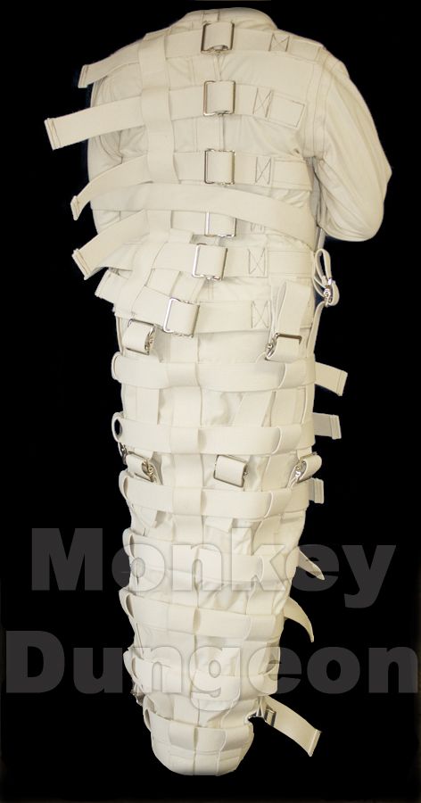 Full length straight jacket. Straight Jacket Drawing, Jacket Drawing Reference, Straight Jacket Costume, Strait Jacket, Jacket Drawing, Mental Asylum, Insane Asylum, Goth Clothing, Mental Hospital