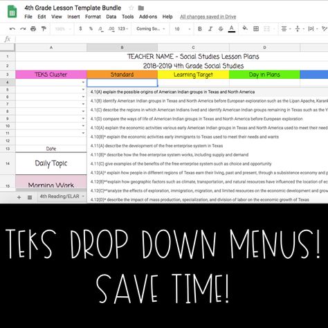 Teaching Plan Templates, High School English Lessons, Digital Lesson Plans, Preschool Lesson Plan Template, Social Studies Lesson Plans, 4th Grade Social Studies, Teaching Plan, Lesson Plan Template, Learning Targets