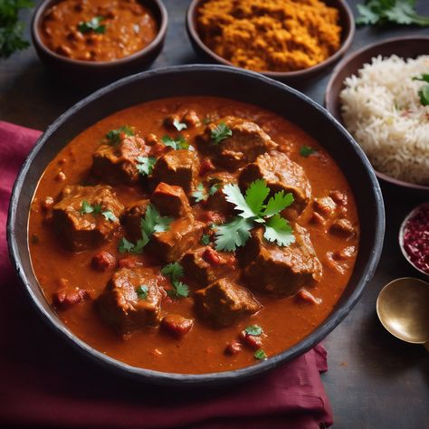 Rogan Josh Recipe, Lamb Rogan Josh, Rogan Josh, Tender Meat, Garlic Paste, Red Chili, Fennel Seeds, Fennel, Slow Cooker