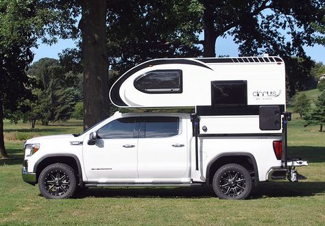 Pickup Bed Camper, Truck Camping Ideas, Short Bed Truck Camper, Small Truck Camper, Camper Modifications, Best Truck Camper, Camper Steps, Camper Mods, Truck Topper