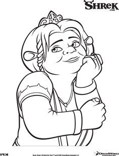 Shrek Drawing, Colouring Art Therapy, Printable Princess, Disney Princess Colors, Disney Movie Characters, Disney Princess Coloring Pages, Disney Princess Modern, Princess Coloring Pages, Princess Coloring