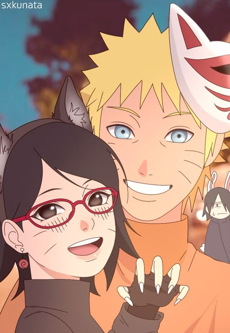 For @flaviavitoriamontalvao ❤️Thank you for all the support 💕You're amazing. So uh...its my first time actually drawing naruto and i was too lazy to use a reference so i drew him the way i remembered 😭 So i apologize if it looks bad (yes sasuke was forced to come dressed into a bunny) Naruto And Sasuke Family, Uchiha Uzumaki Family, Uchimaki Family, Drawing Naruto, Naruto Family, Uzumaki Family, Naruto Minato, Anime Ninja, Sasuke X Naruto