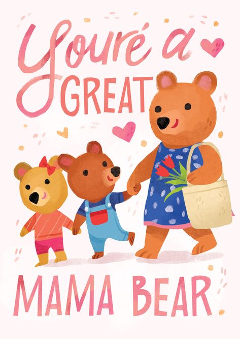 Kathryn Selbert | Advocate Art Mothers Day Card Template, Greetings Island, Greeting Card Art, Day Illustration, Advocate Art, Mom Cards, Snoopy Love, Mom Day, Mother's Day Card