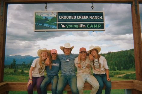 #summerstaff #film #younglife #crookedcreekranch #camp #younglifecamp #mountains Younglife Camp Aesthetic, Younglife Camp, Young Life Camp, Summer Camp Aesthetic, Camp America, Church Camp, Camping Aesthetic, Camp Counselor, Wife Material