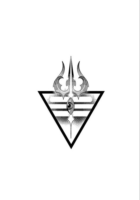 Tripundra Tattoo, Mahakal Tattoo Design For Men, Trishul Tattoo Stencil, Sivan Tattoo Designs, Murugan Tattoo Design, Small Shiva Tattoo, Murugan Vel Tattoo Design, Mahadev Trishul Tattoo, Lord Shiva Tattoo Design