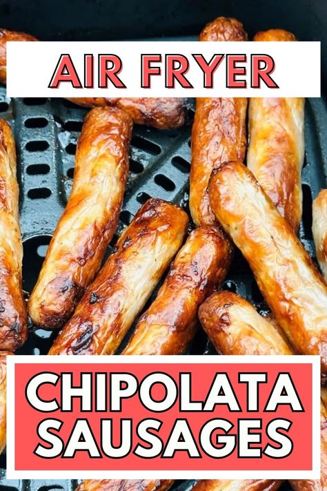 Elevate your snacking game with our crispy and delicious air fryer chipolata sausages recipe! With their golden-brown exterior and juicy interior, these sausages are perfectly cooked to perfection in just minutes in the air fryer. Serve them as a tasty appetizer, snack, or part of a hearty meal. #AirFryerRecipes #SausageRecipes #QuickSnacks Sausages Recipe, Soup Maker Recipes, Soup Maker, Hearty Meal, Soup Recipes Slow Cooker, Egg Bites, Sausage Rolls, Slow Cookers, How To Cook Sausage