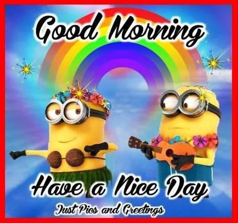 20 Awesome Good Morning Minion Quotes That You Will LOVE Cute Good Morning Meme, Good Morning Minions, Funny Fotos, Good Morning Music, Good Morning Meme, Funny Good Morning Memes, Good Morning Snoopy, Good Night Massage, Morning Quotes For Friends