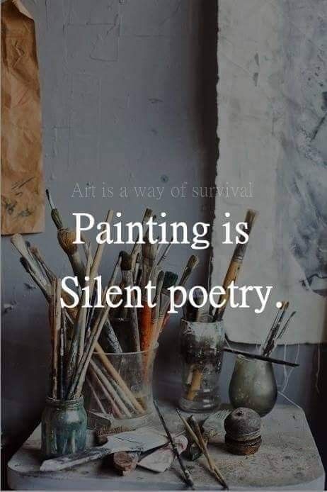 Poetry Painting, Silent Poetry, Art Quotes Inspirational, Artist Quotes, Artist Aesthetic, Creativity Quotes, Quote Aesthetic, Pretty Words, Pretty Quotes