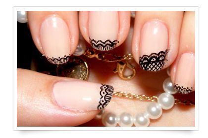 13 Best Nail Designs (For the 30+ Set) Nails Paint, Pedicure Tips, Baby Pink Lace, French Tip Nail Art, Lace Nail Art, Sally Hansen Nails, Lace Painting, Lace Nails, Marble Nail Art