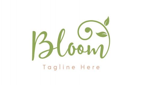 Flower Typography Logo, Bloom Typography, Graphic Stencil, Pet Shop Logo Design, Bloom Logo, Flower Shop Logo, Flower Typography, Typography Logo Design, Restaurant Logos