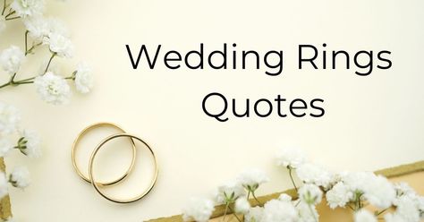 A wedding is one of the most auspicious ceremonies in a person's life. Weddings mark the union of two people coming together for the rest of their lives. The union takes place by exchanging rings and vows. After marriage, the lifelong commitment starts. Before the wedding, a ring ceremony or engagement ceremony is held in which both the partner's exchange rings. This event holds a unique importance in a couple's life. #BestQuotes #quotesrelatedtoweddingrings #weddingringquotes Meaning Of Wedding Ring, Wedding Ring Symbolism Quote, Ring Ceremony Captions Instagram, Ring Exchange Script, Wedding Ring Engraving Ideas Messages Unique, Ring Quotes Love, Wedding Ring Quotes, Ring Engraving Ideas Quotes, Wedding Ring Engraving Quotes