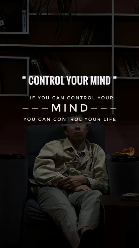 Dont Let Your Mind Control You Quotes, Control Your Mind Tattoo, Control Mind Quotes, Control Your Emotions Quotes, Mind Control Aesthetic, Black Mindset, Hanuman Black, Quotes Aesthetic Black, Mind Control Quotes