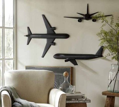 Plane Room, Aviation Room, Plane Wall Art, Airplane Wall Decor, Space Themed Bedroom, Airplane Wall Art, Aviation Decor, Airplane Wall, Airplane Decor