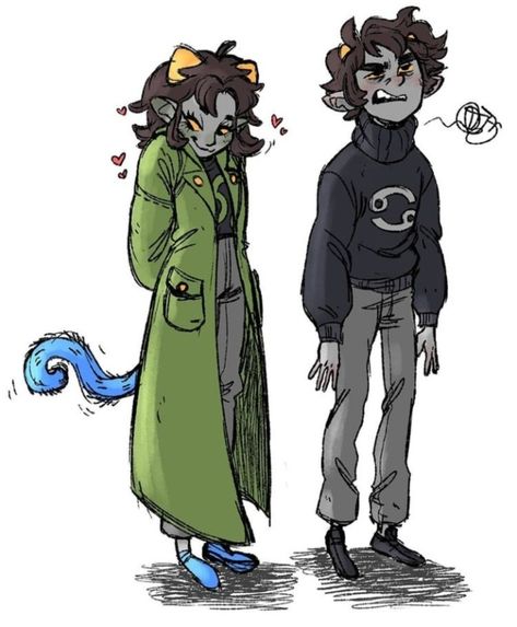 Homestuck Cute, Homestuck Ships, Homestuck Comic, Karkat Vantas, Homestuck Characters, Home Stuck, Creatures Art, Rock Lee, Science Fiction Art