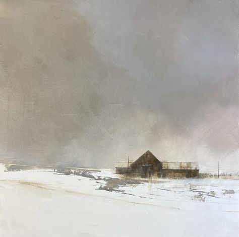 Charlie Hunter, Contemporary Landscape Painting, Contemporary Landscape, Painting Edges, Winter Landscape, Oil Painting Landscape, Texture Art, Abstract Watercolor, Life Art